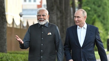 Путин поздравил премьер-министра Индии с Днем независимости страны