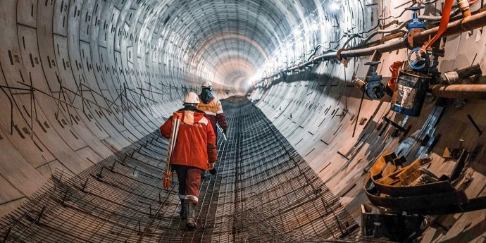 Монолитные работы на станции метро «Липовая роща» выполнены на четверть