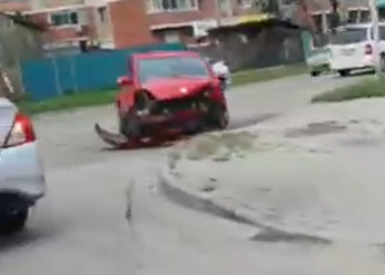 В аварии на Театральной в Благовещенске пострадали шестеро