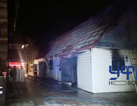 В Башкирии при пожаре погиб мужчина