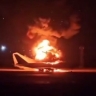 Гибель последнего и старейшего в мире самолета Boeing KC-747 сняли на видео