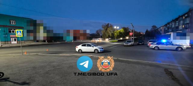 Иномарка сбила пенсионера на «зебре» в Уфе