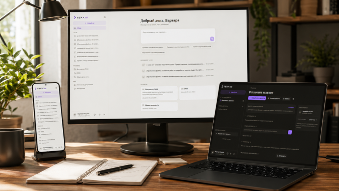 В Петербурге «РТ-Техприемка» выпускает мощное обновление ИИ-платформы TEXX.AI: агенты, RAG и новый уровень автоматизации В Петербурге «РТ-Техприемка» выпускает мощное обновление ИИ-платформы TEXX.AI: агенты, RAG и новый уровень автоматизации