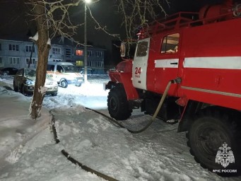 Пожар в поселке Молочные Дворы унес жизнь мужчины
