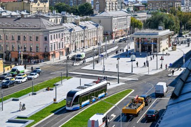 В Москве открыта первая в России трамвайная линия без контактной сети