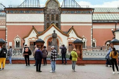 ТАСС: Причиной пожара в Третьяковской галерее стало возгорание кабеля