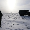 Российская военная полиция эвакуирует мирных жителей из Красноармейска