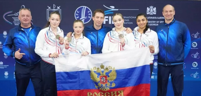 Российские юниоры выиграли медальный зачет чемпионата Европы по фехтованию в Тбилиси