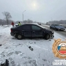 Двое пострадали в массовой аварии с участием скорой помощи в Уфе