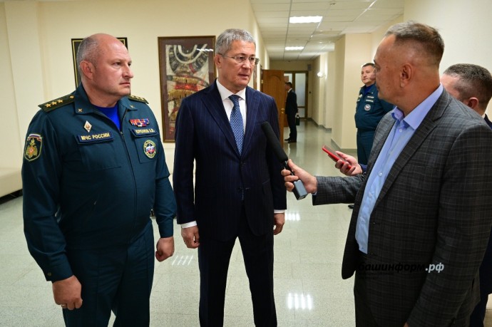 Радий Хабиров рассказал о встрече с министром МЧС России