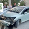 Автомобиль в Корсакове врезался в дорожное ограждение - пострадал водитель