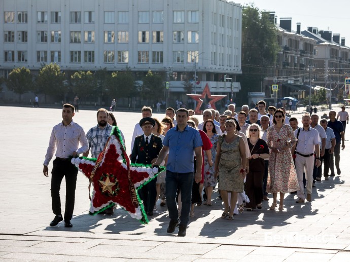В Белгороде в акции «Волна Памяти» поучаствовали более 70 организаций
