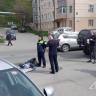 Очевидцы: в Холмске несовершеннолетний на мотоцикле врезался во внедорожник