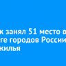 Иркутск занял 51 место в рейтинге городов России по вводу жилья