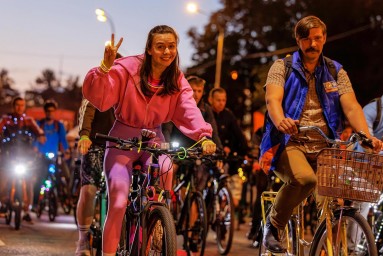 Как прошел ночной велофестиваль в Москве