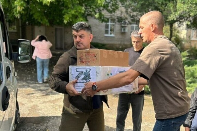 Арзгирский округ отправил гуманитарный конвой на луганское направление