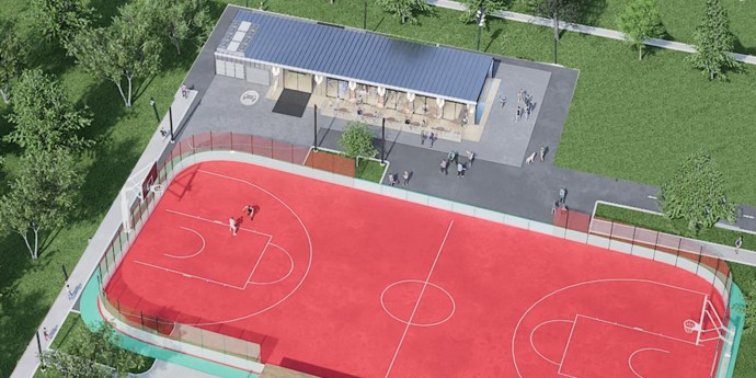 В столице создают многофункциональные спортплощадки нового формата