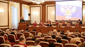 Татьяна Голикова приняла участие в коллегии Роспотребнадзора Татьяна Голикова приняла участие в коллегии Роспотребнадзора