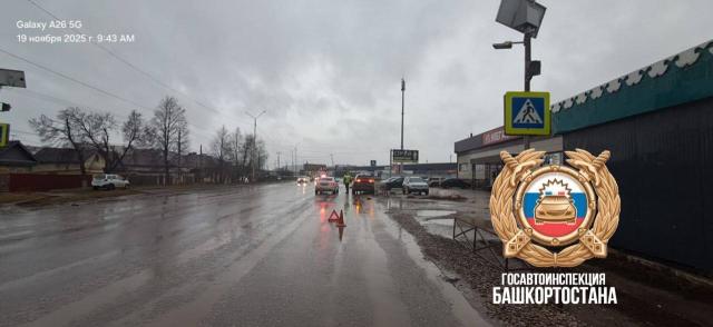 Иномарка насмерть сбила мужчину на пешеходном переходе в Башкирии