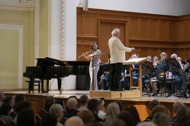 В Московской консерватории выступил оркестр Военного университета Минобороны России