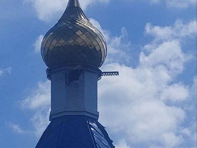 ВСУ с помощью дрона атаковали храм в белгородских Ясных Зорях