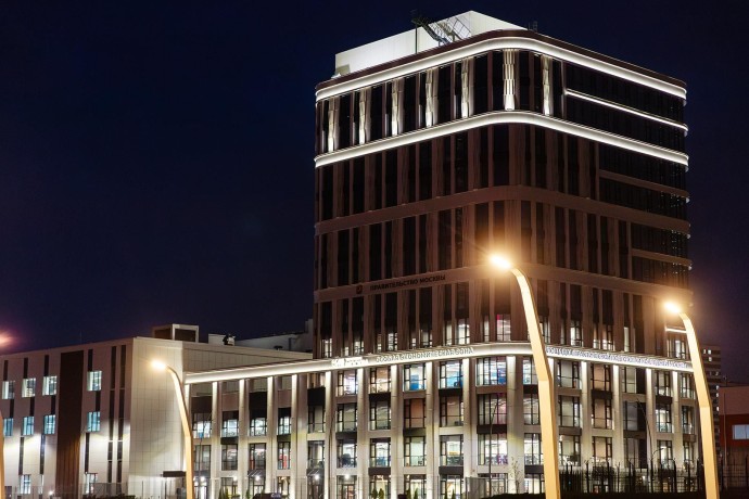 Архитектурная подсветка появилась в индустриальном парке «Руднево» Архитектурная подсветка появилась в индустриальном парке «Руднево»