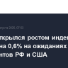 Рынок открылся ростом индекса IMOEX2 на 0,6% на ожиданиях встречи президентов РФ и США