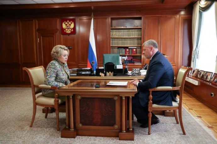 Игорь Бабушкин и Валентина Матвиенко обсудили вопросы поддержки участников СВО и их семей