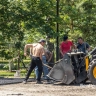 В Бирюче преображают центральный парк отдыха имени Ленина