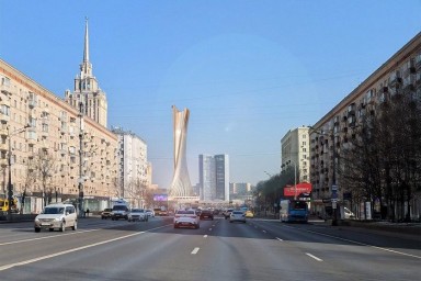 В Москве на Новом Арбате появится здание в форме свитка