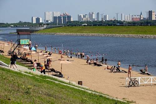 В Благовещенске ограничат доступ на городской пляж