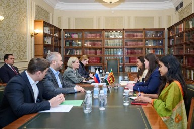 Глава Минкультуры России встретилась с Послом Демократической Социалистической Республики Шри-Ланка в Российской Федерации