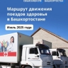 Стало известно, какие районы Башкирии посетят «Поезда здоровья» в июле