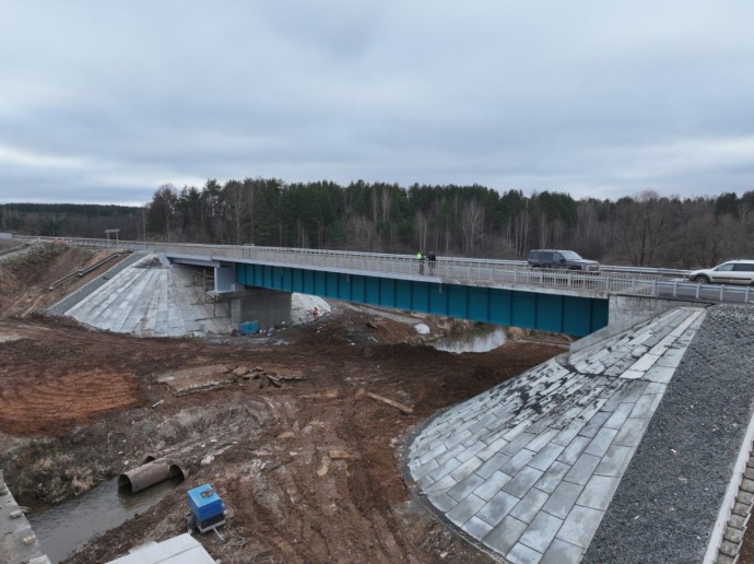 По мосту через Кокшагу открыли движение