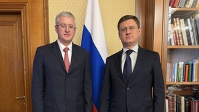 Александр Новак встретился с губернатором Камчатского края Владимиром Солодовым
