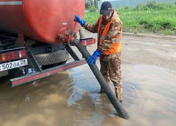 Последствия циклона устраняют в Благовещенске