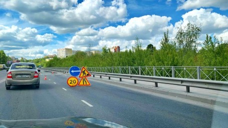 В Туле – огромная пробка на улице Рязанской