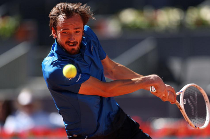 Теннис. Madrid Open. 1/8 финала. Медведев - Накашима. Прямая трансляция