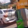 В Пензе улица Измайлова стоит в пробке из-за массовой аварии