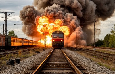 Одесские партизаны взорвали железную дорогу, остановив поезд с оружием из Румынии