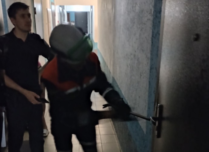 Спасатели помогли полицейским попасть в квартиру под Пензой