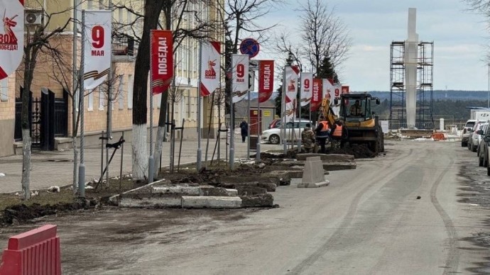 На Московской установят новые бордюры