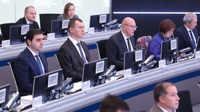 Дмитрий Чернышенко и Михаил Дегтярёв представили рейтинг регионов в сфере спорта Дмитрий Чернышенко и Михаил Дегтярёв представили рейтинг регионов в сфере спорта