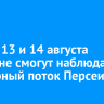 Ночью 13 и 14 августа иркутяне смогут наблюдать метеорный поток Персеиды