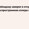 Роспотребнадзор заверил в отсутствии риска распространения холеры в России...