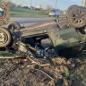 На дороге перевернулась "девятка" с подростком за рулём