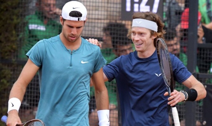 Хачанов и Рублёв поборются за полуфинал