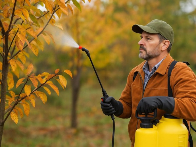 Один раствор — и болезни бегут: осенняя процедура, которая делает деревья неуязвимыми Один раствор — и болезни бегут: осенняя процедура, которая делает деревья неуязвимыми