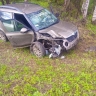 В Пижанском районе водитель «Шкоды» съехал с дороги и получил травмы
