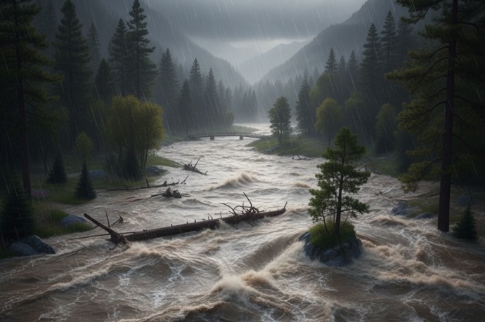 В шести муниципалитетах Краснодарского края ввели режим готовности к эвакуации из-за паводка